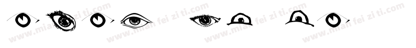 eyes on Me字体转换